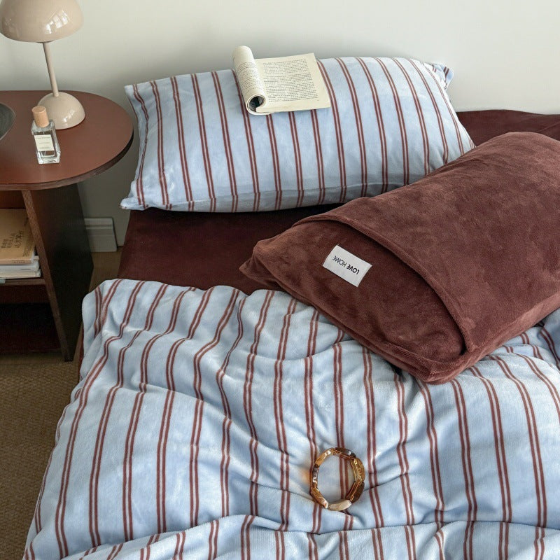 Ultra-Soft Striped Bedding Set