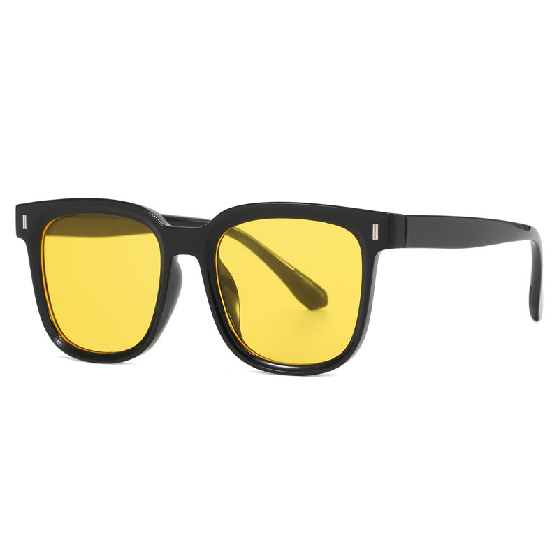 Women Fashionable Square Sunglasses with Transparent Frame Stornfield