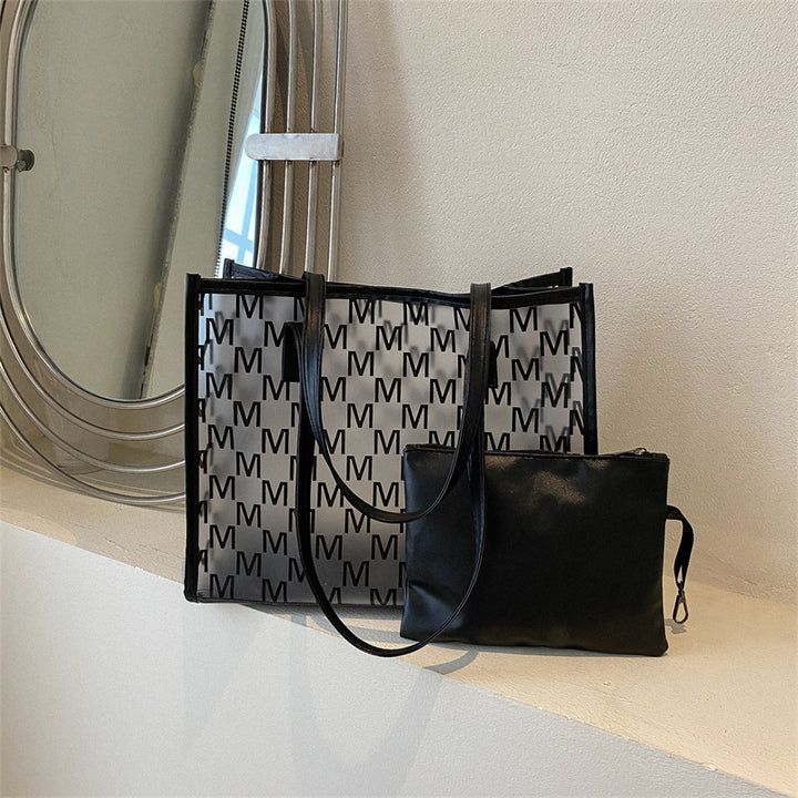 Transparent Structured Tote Handbag