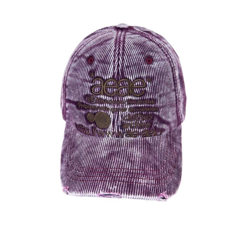 Women's Distressed Corduroy Baseball Cap Stornfield