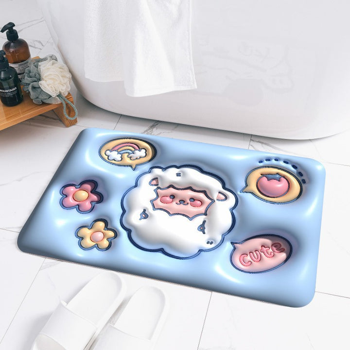 Galaxy-Themed Soft Bath Mat