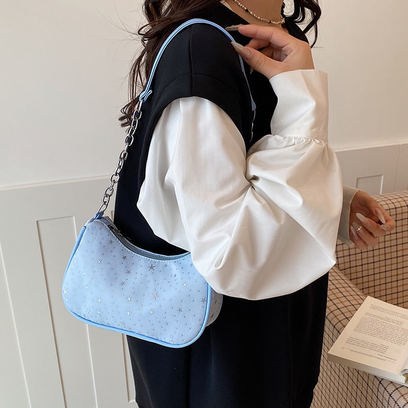 Starry Patterned Evening Handbag