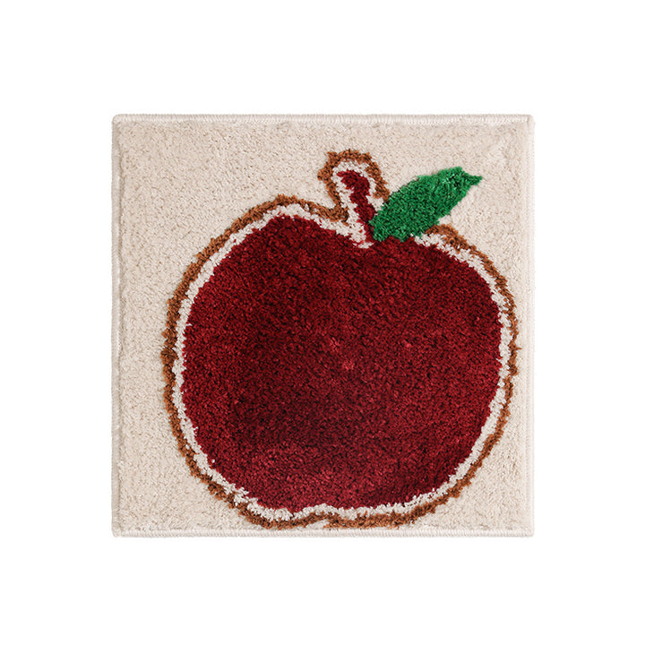 Tufted Christmas placemat with gingerbread house motif Stornfield
