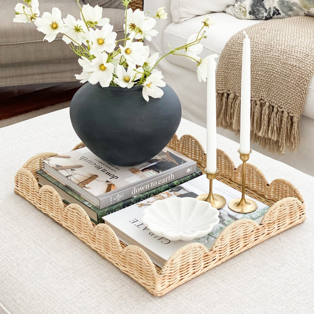 Decorative Woven Serving Tray Stornfield