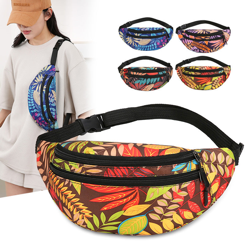 Floral Print Utility Fanny Pack Stornfield