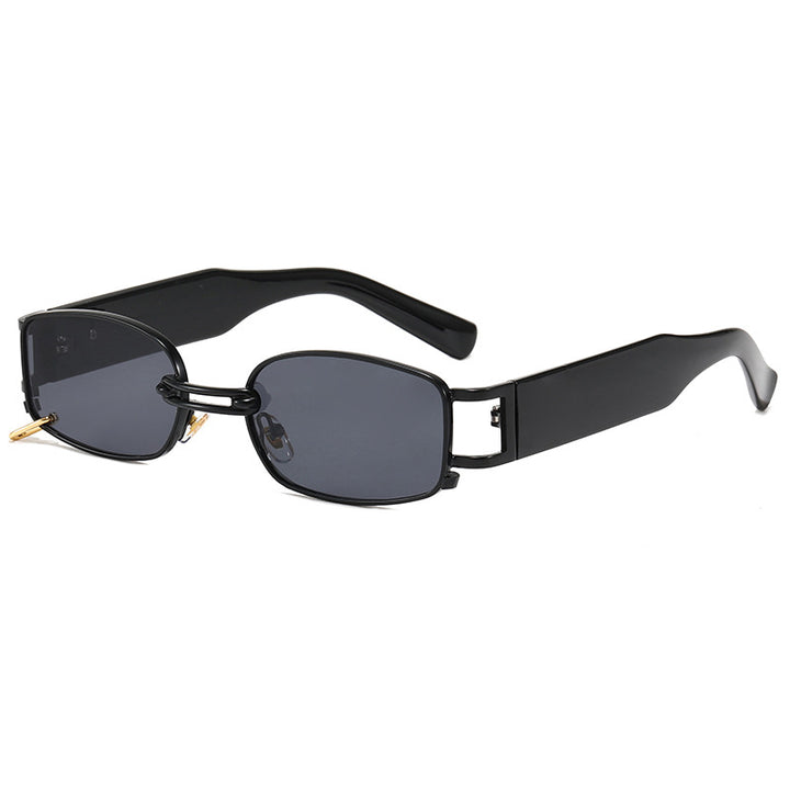 Women fashion rectangular sunglasses with exclusive metal frame Stornfield