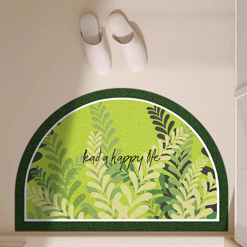 Playful Giraffe Themed Bath Mat