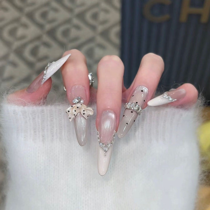 Stylish Stiletto Press-On Nail Extensions Stornfield