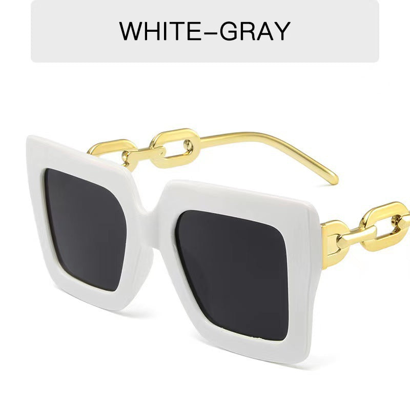 Stylish Wide Square Frame Sunglasses Stornfield