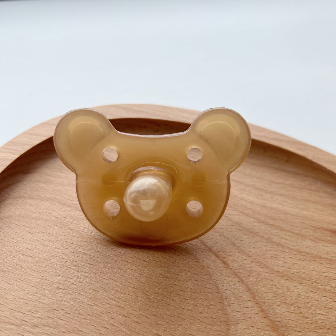 Orthodontic Clear Silicone Bear-Shaped Baby Pacifier
