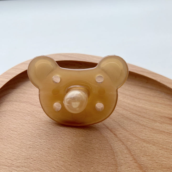 Orthodontic Clear Silicone Bear-Shaped Baby Pacifier
