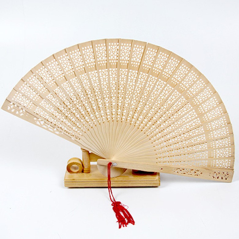 Women's fan made of high-quality filigree plastic with exquisite pattern design Stornfield