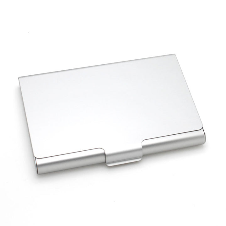 Sleek Metal Business Card Holder
