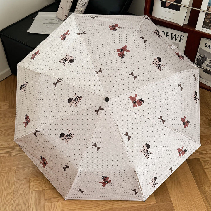 Ladies collapsible umbrella with playful design Stornfield
