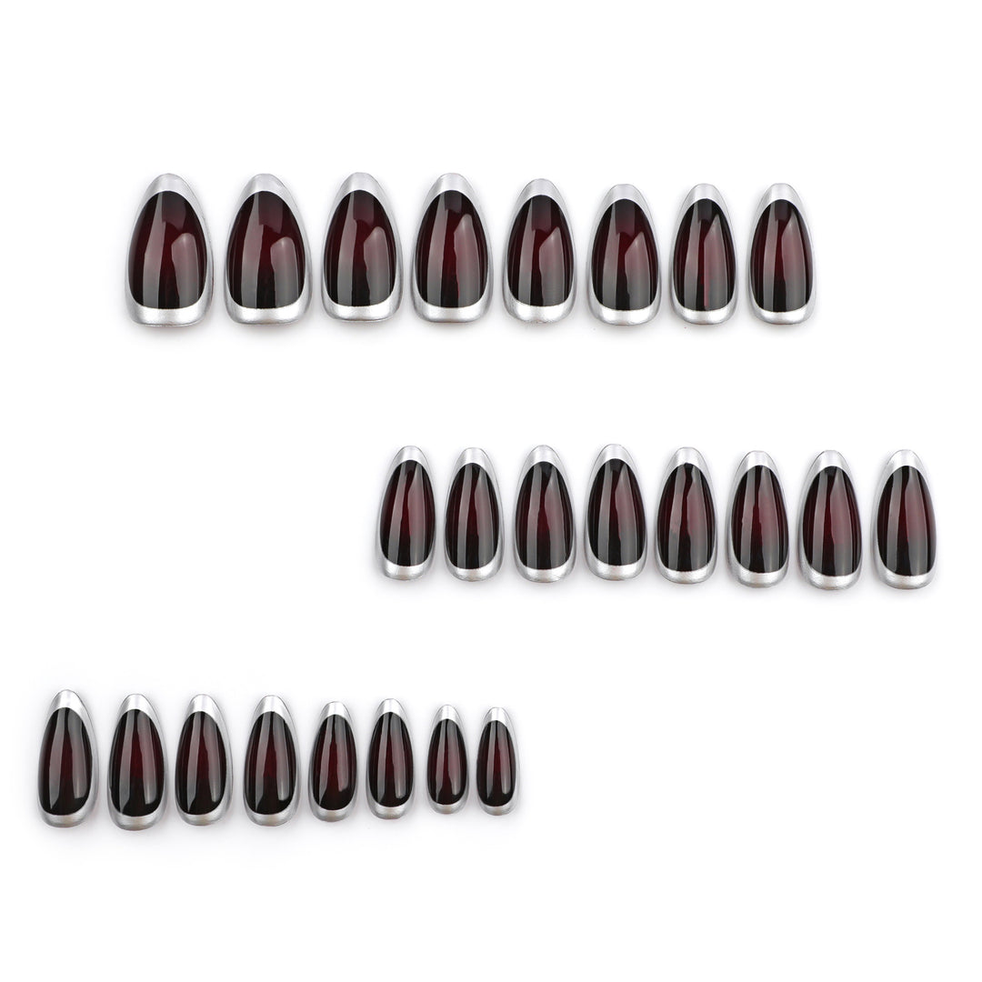 Stylish stiletto nails with elegant shine Stornfield