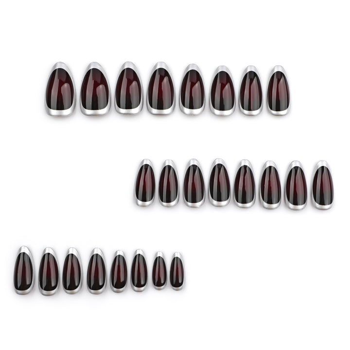 Stylish stiletto nails with elegant shine Stornfield