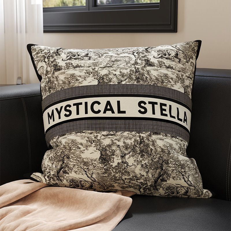 Artistic Landscape Print Decorative Throw Pillow