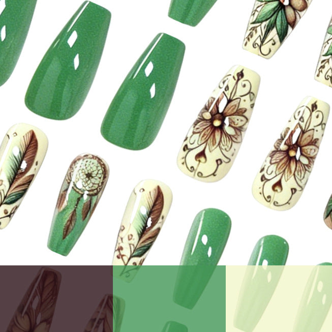 Floral-Inspired Articulated Nail Enhancements Stornfield