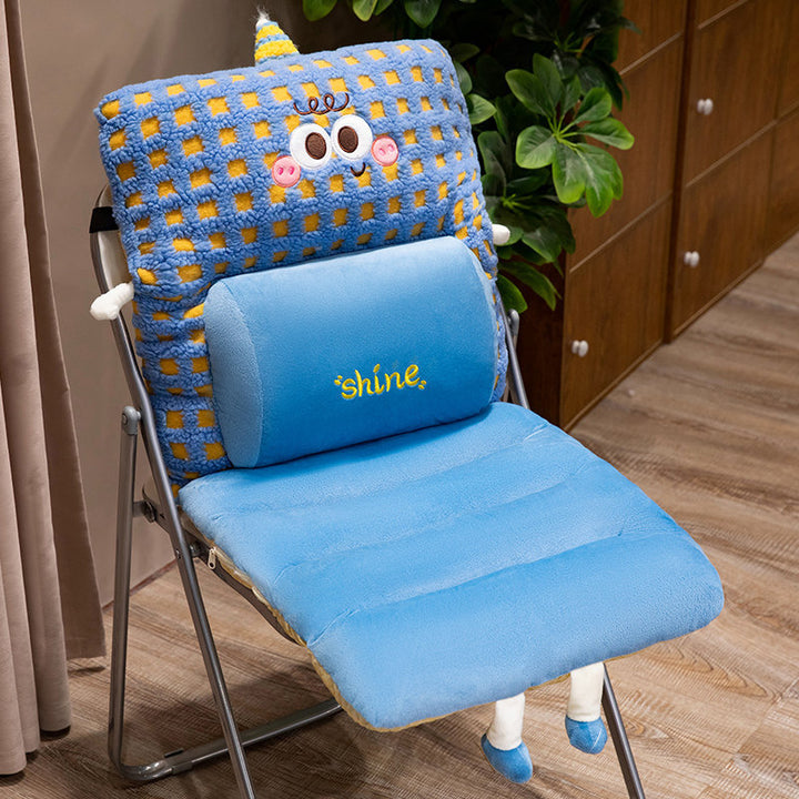 Plush comfort seat cushion with back support Stornfield