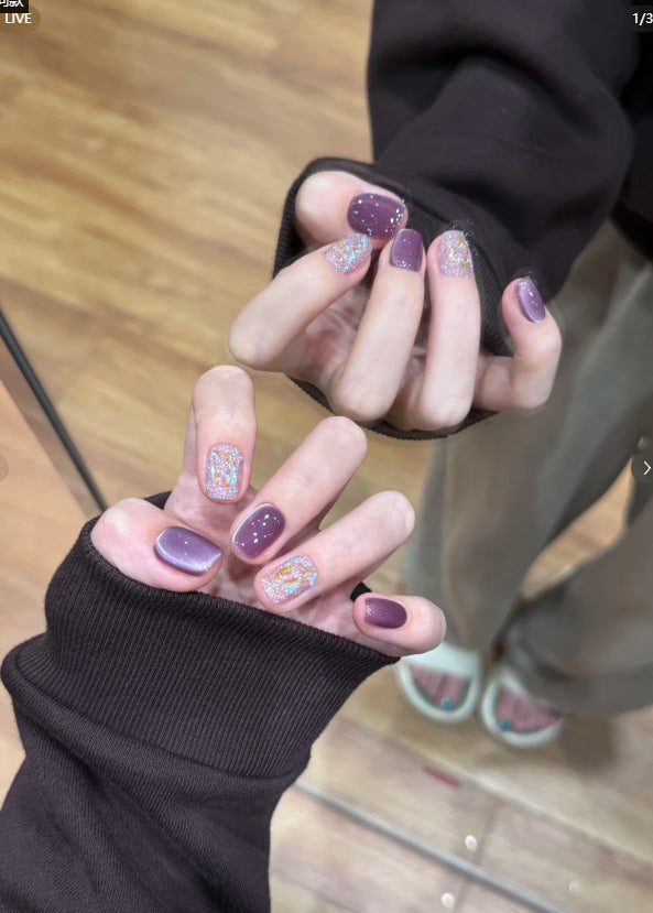 Artistic Heart Pattern Nail Art Extensions Stornfield