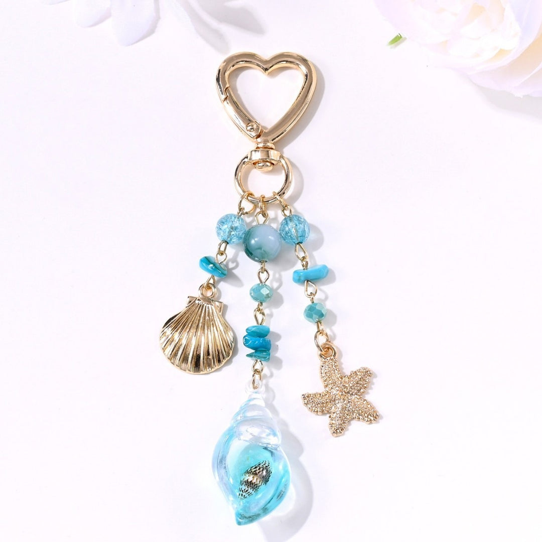 Keychain with Sparkling Sun Motif Stornfield