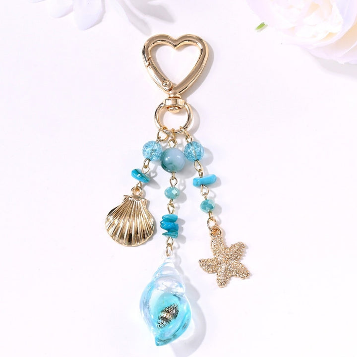 Keychain with Sparkling Sun Motif Stornfield