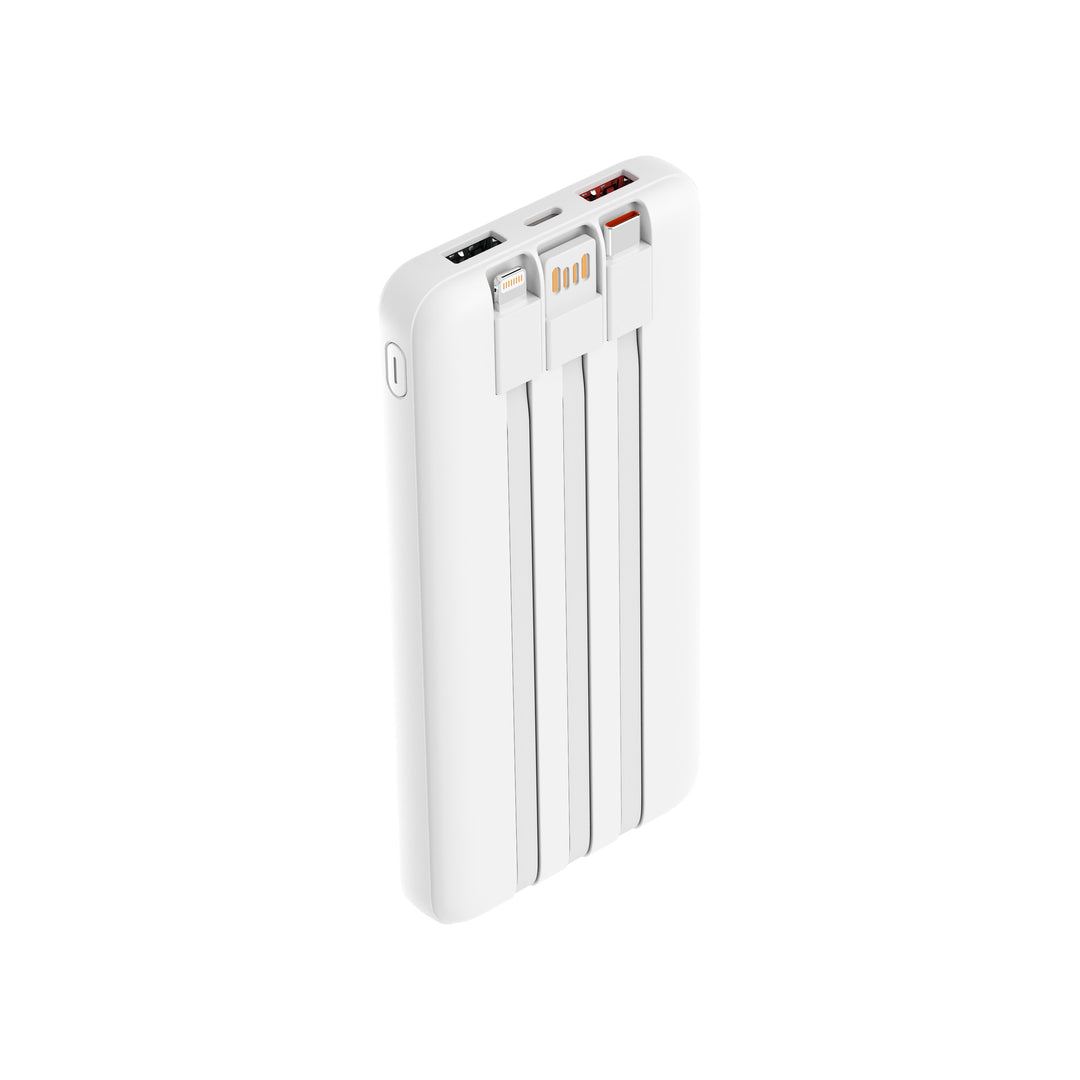 Portable power bank with integrated cable management and multifunctional charging port Stornfield