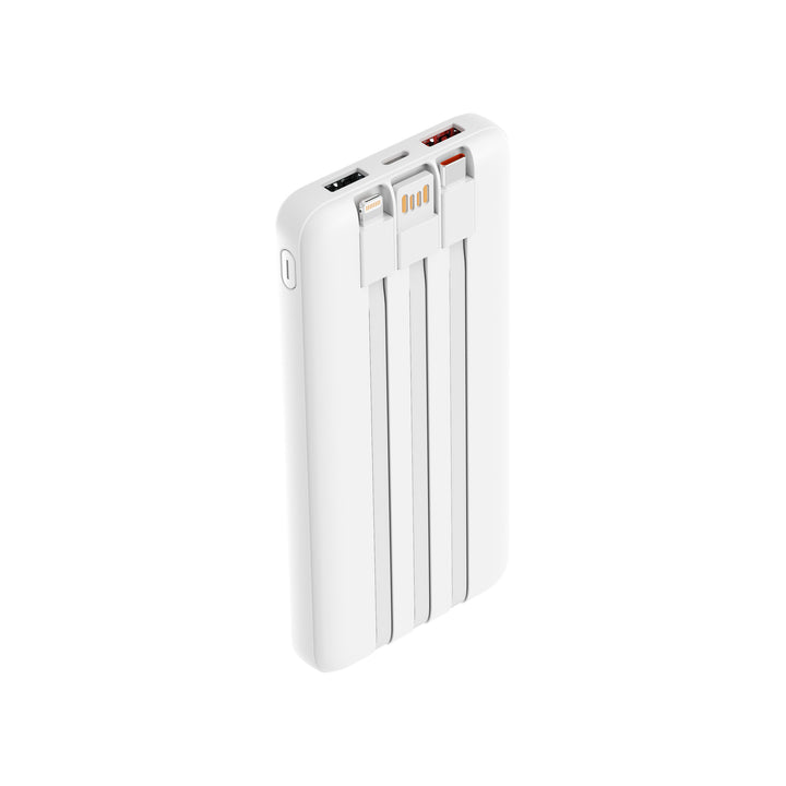 Portable power bank with integrated cable management and multifunctional charging port Stornfield