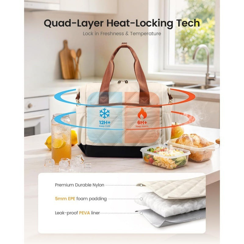 Insulated Multi-Pocket Lunch Bag Stornfield