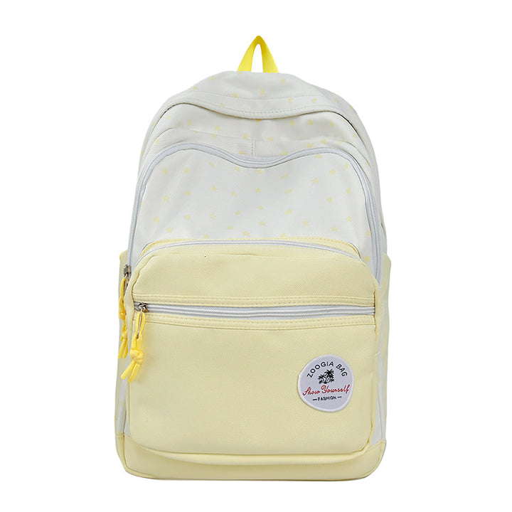 Charming Star-Patterned School Backpack Stornfield