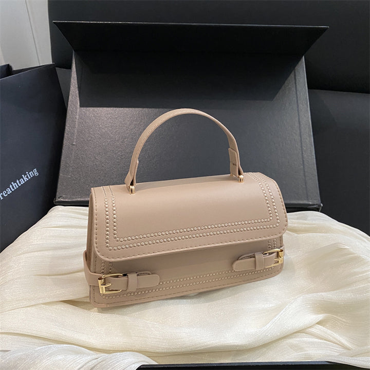 Elegant Structured Handheld Satchel