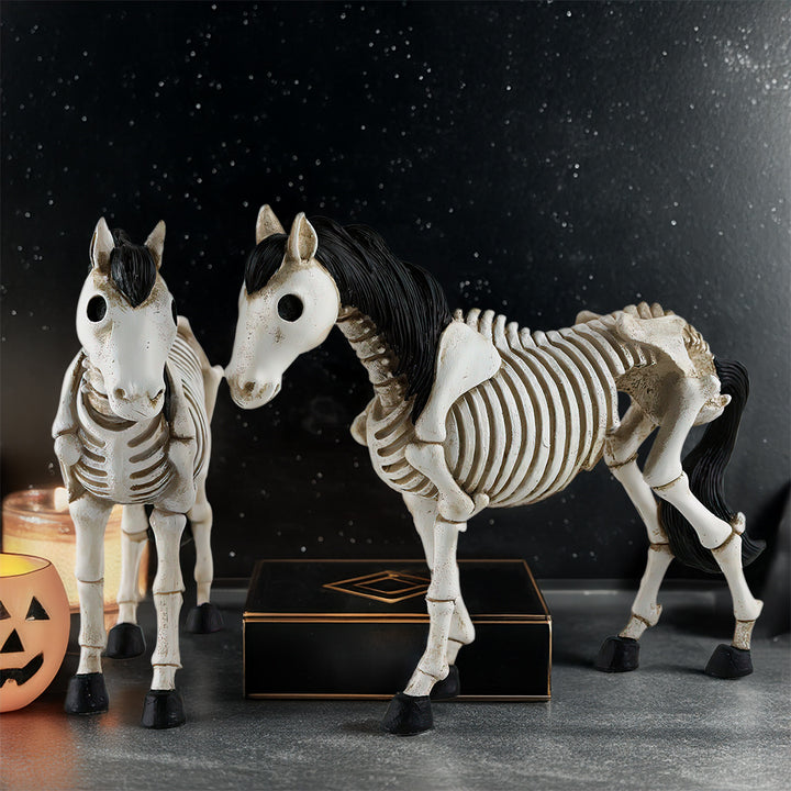 Decorative Skeleton Cat Figurine