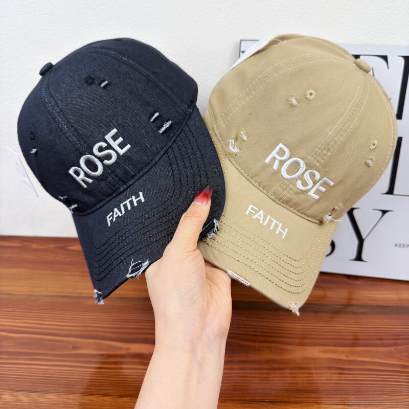 Women's Distressed Graphic Adjustable Cap Stornfield