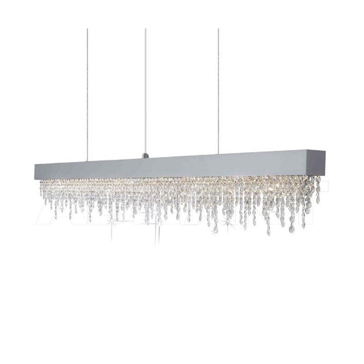 Elegant Crystal Linear Chandelier
