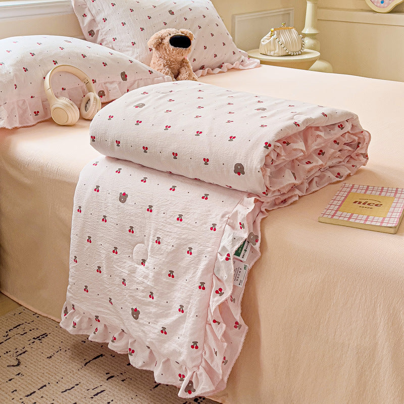 Playful Patterned Throw Blanket