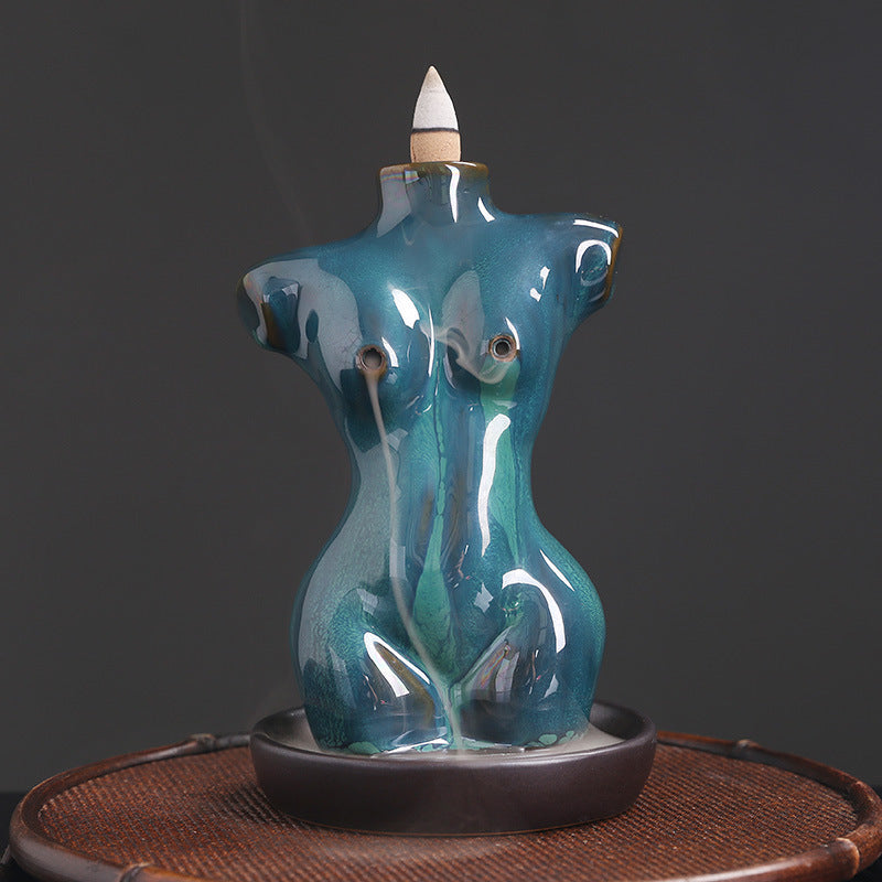 Artistic Body Sculpture Incense Holder
