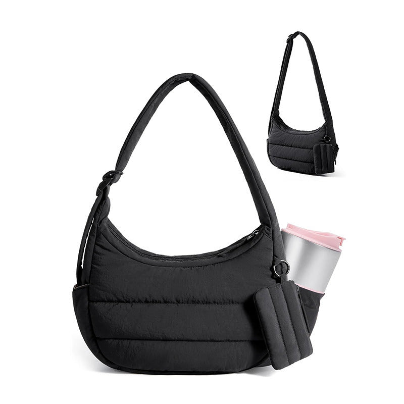 Comfortable shoulder bag with practical additional function Stornfield