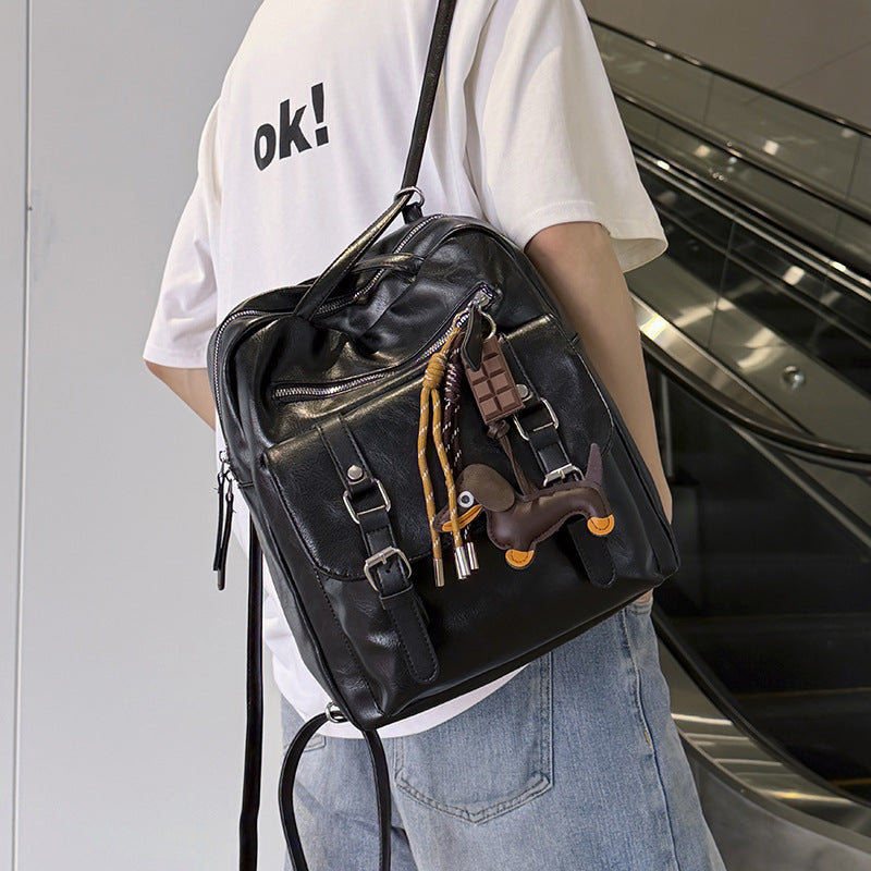 Versatile Leather Backpack Stornfield