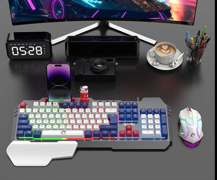 Ergonomic Mechanical Gaming Keyboard with Wrist Rest Stornfield