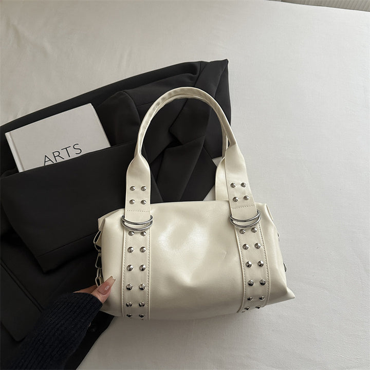 Studded Structured Handbag