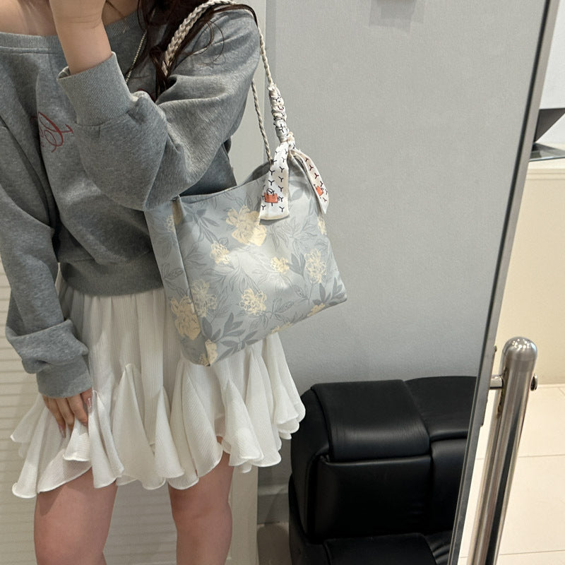 Floral Patterned Shoulder Tote Bag Stornfield
