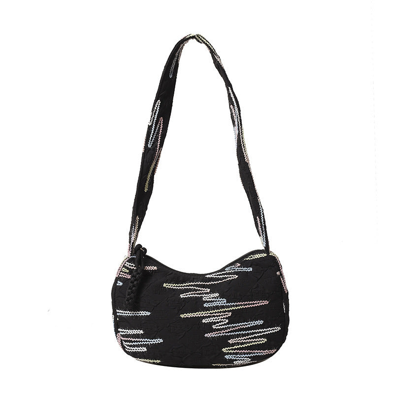 WoTextured Fabric Shoulder Bag Stornfield