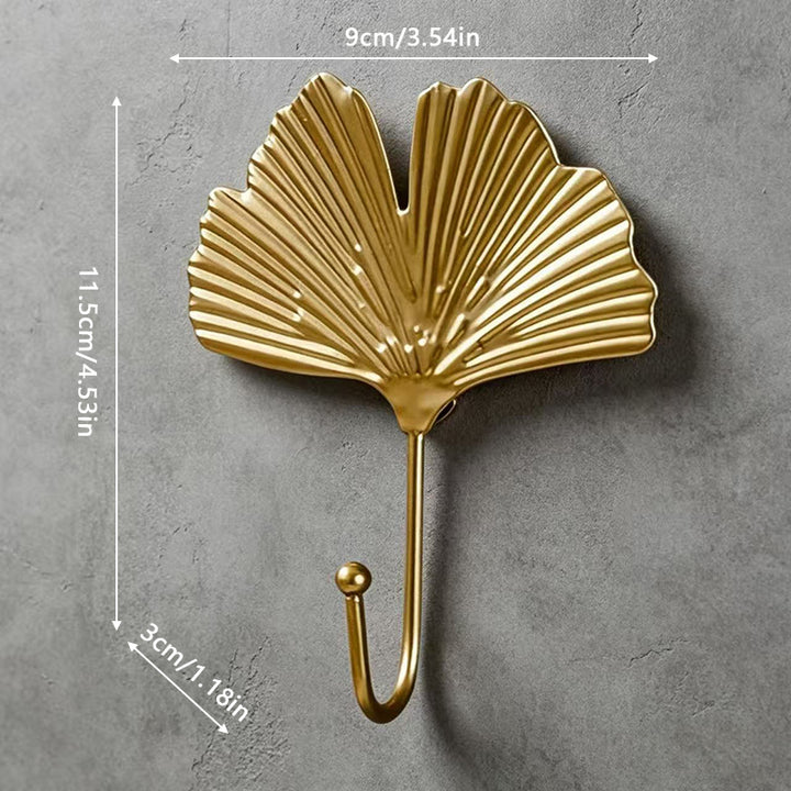 Leaf-shaped wall hooks Stornfield
