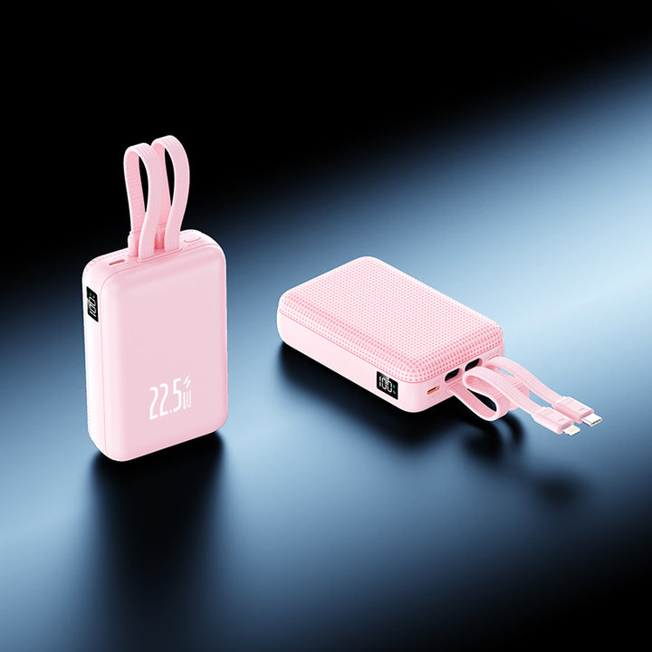 Portable power bank with powerful fast charging function and innovative cable management Stornfield