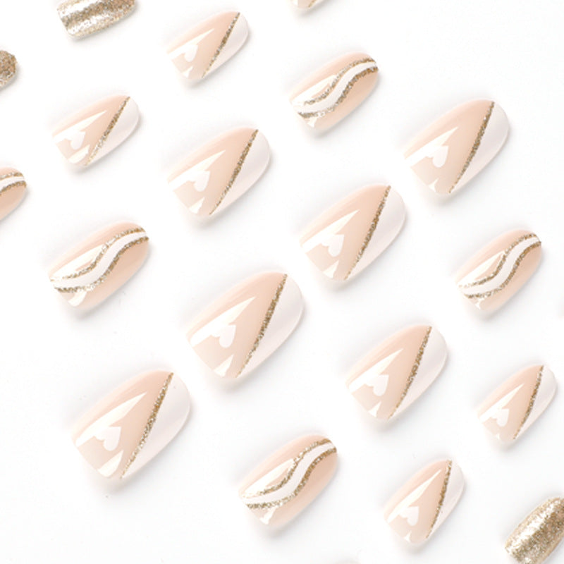 Glamorous nail art with delicate glitter effect Stornfield