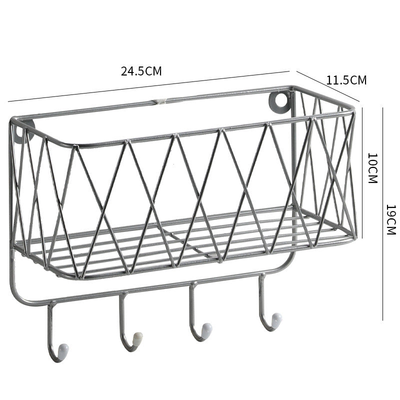 Decorative Wall-Mounted Storage Basket Stornfield