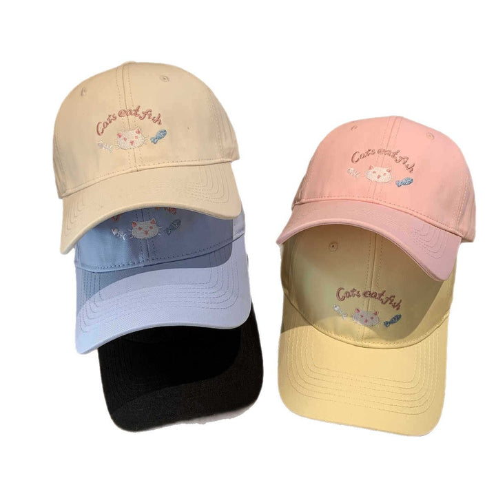 Women's Embroidered Cat-Themed Baseball Cap Stornfield