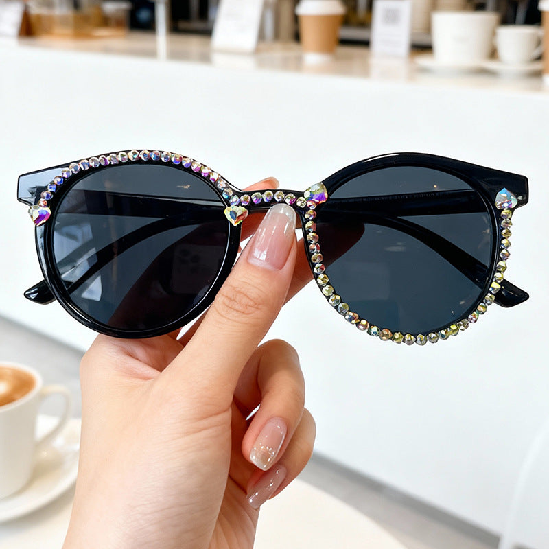Crystal-Embellished Cat-Eye Sunglasses Stornfield
