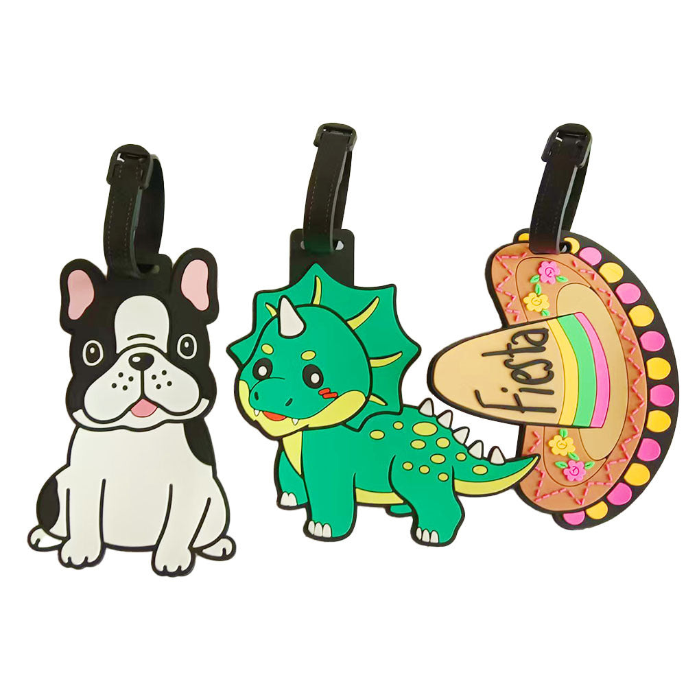 Unisex Luggage Tag in Cheerful Sombrero Design Bowlift