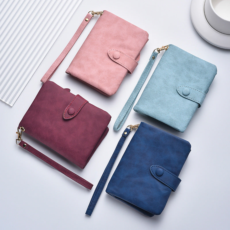 Compact Faux Leather Clutch Wallet Stornfield